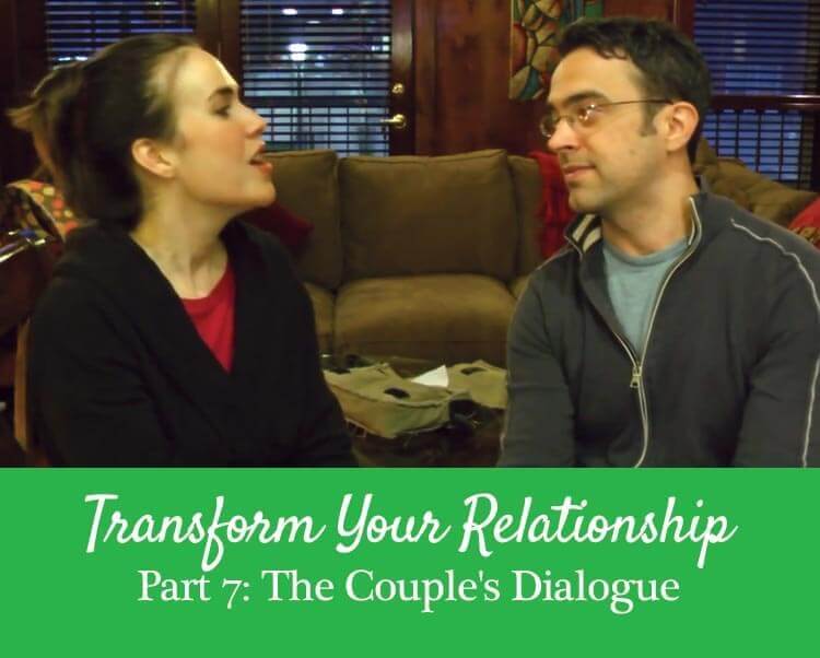 Getting the Love You Want, Harville Hendrix, the couples dialogue example
