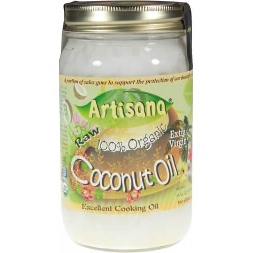 Artisana 100 Organic Raw Coconut Oil Extra Virgin -- 16 fl oz