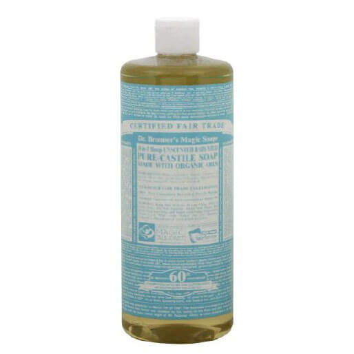 Dr. Bronner's Organic Pure Castile Liquid Soap Baby-Mild Unscented