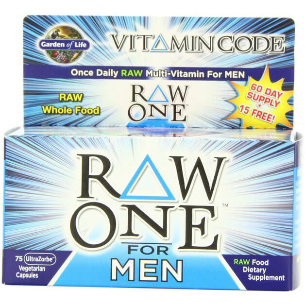 Garden of Life Vitamin Code Raw One for Men