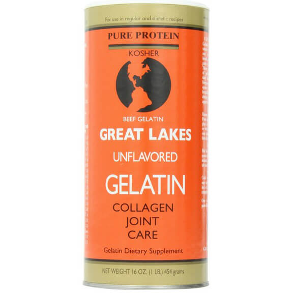 Great Lakes Unflavored Gelatin, Kosher, 16 Ounce Can