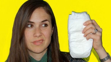 Woman Wets Her Diaper