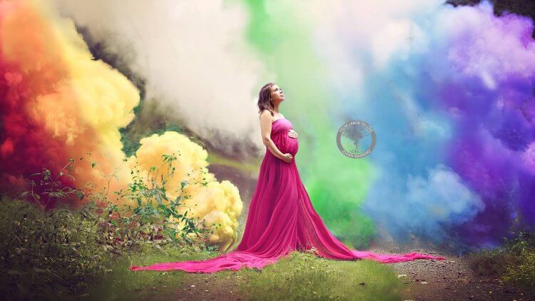 Like the miracle of a rainbow after a storm, a rainbow baby is one that is born after pregnancy loss. Rainbows don't erase storms, but they symbolize HOPE.