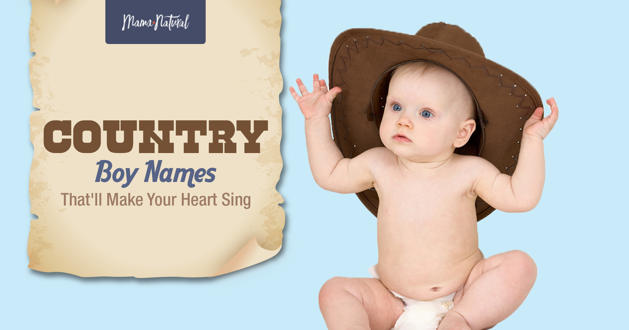 30 Country Rugged Names for Baby Boys —