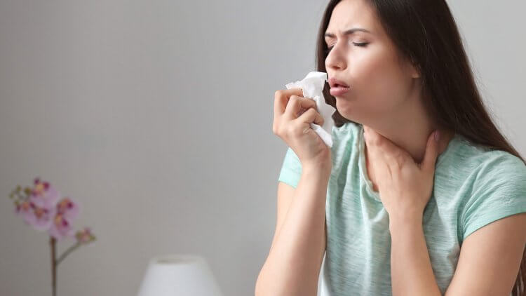 breastfeeding with a cold