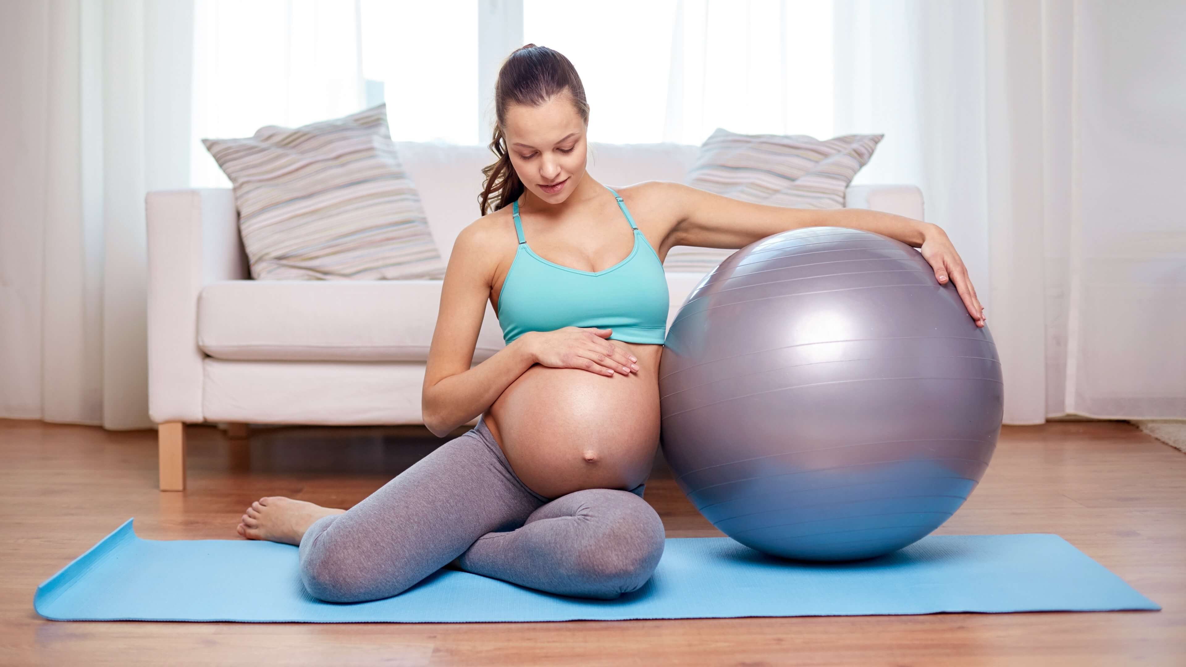 Gym Yoga Ball Pregnancy Maternity Labour & Yoga Ball Anti Burst