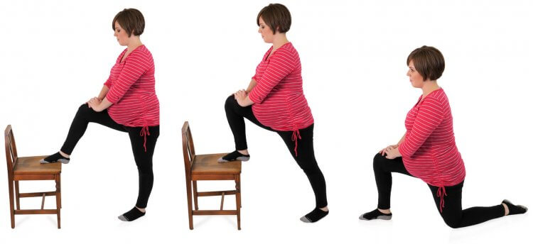 Pregnancy exercises example