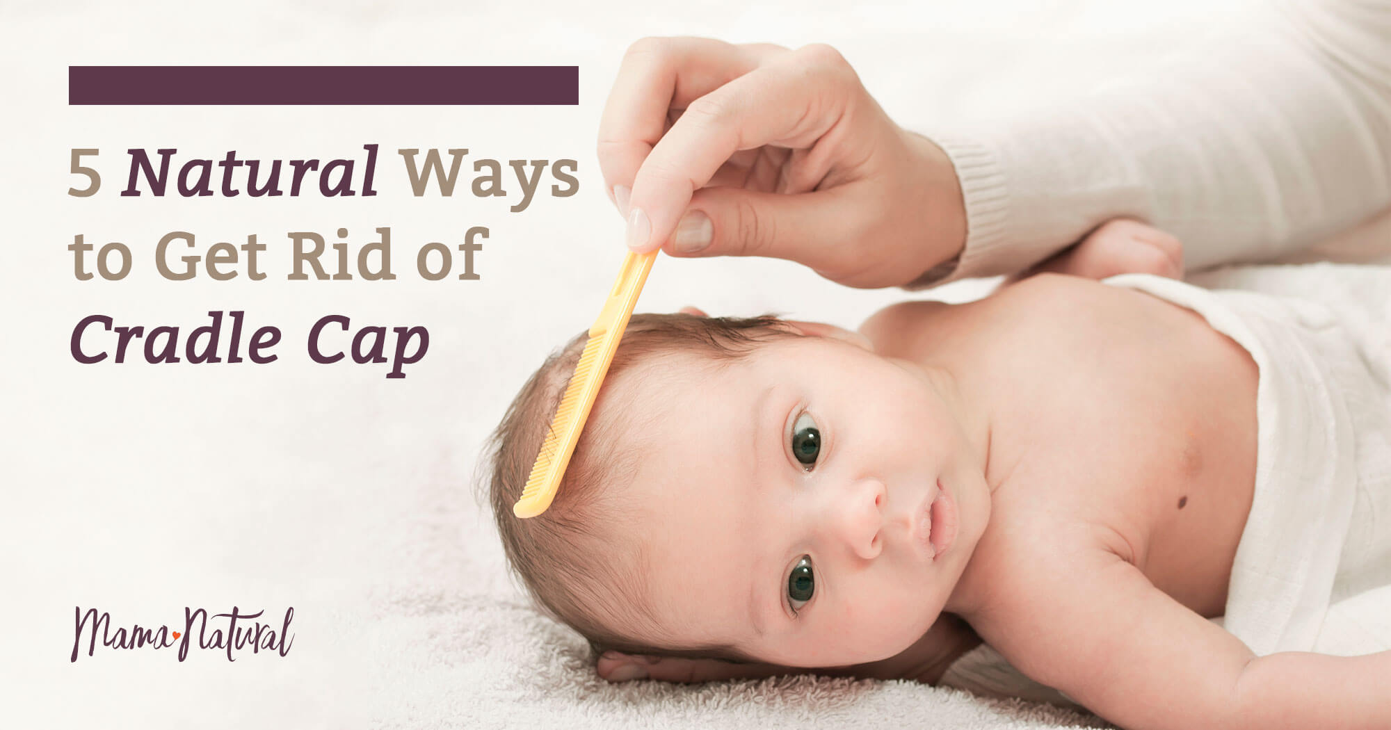 cradle cap cure baby