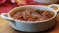 Grain-free pecan pie? Yup. This gluten free dessert recipe makes 4 individual crustless pies packed with real food and nourishing ingredients. Delicious!