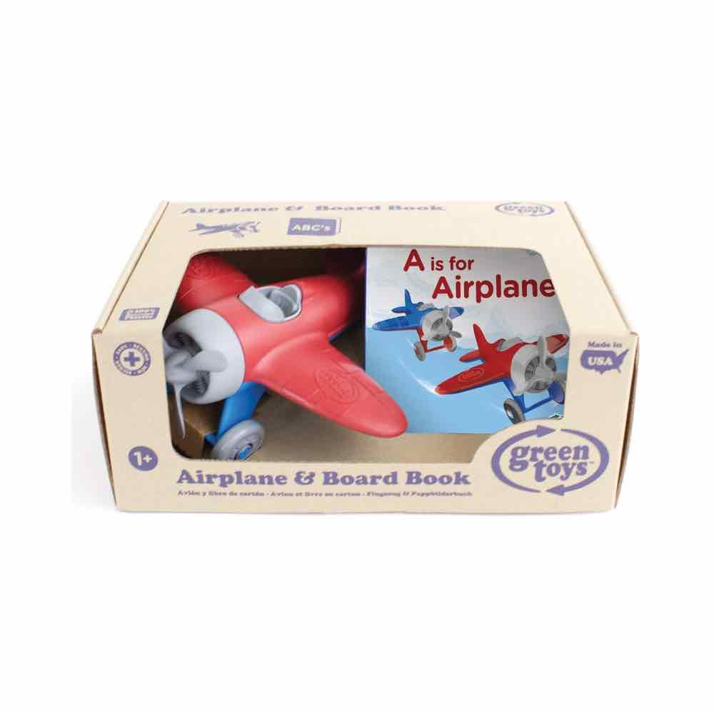 Green Toys Airplane and Board Book