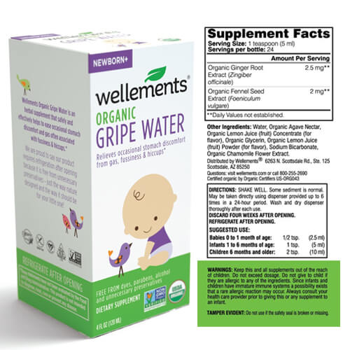 gripe water without sodium bicarbonate