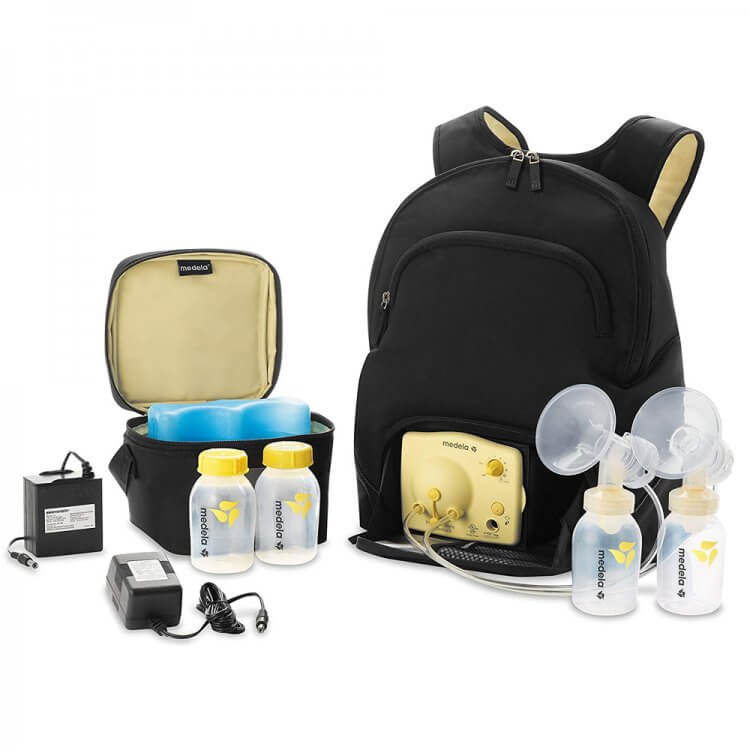 Medela Pump-in-Style Backpack - The Best Breast Pumps for Maximum Milk Output breastfeeding post by Mama Natural