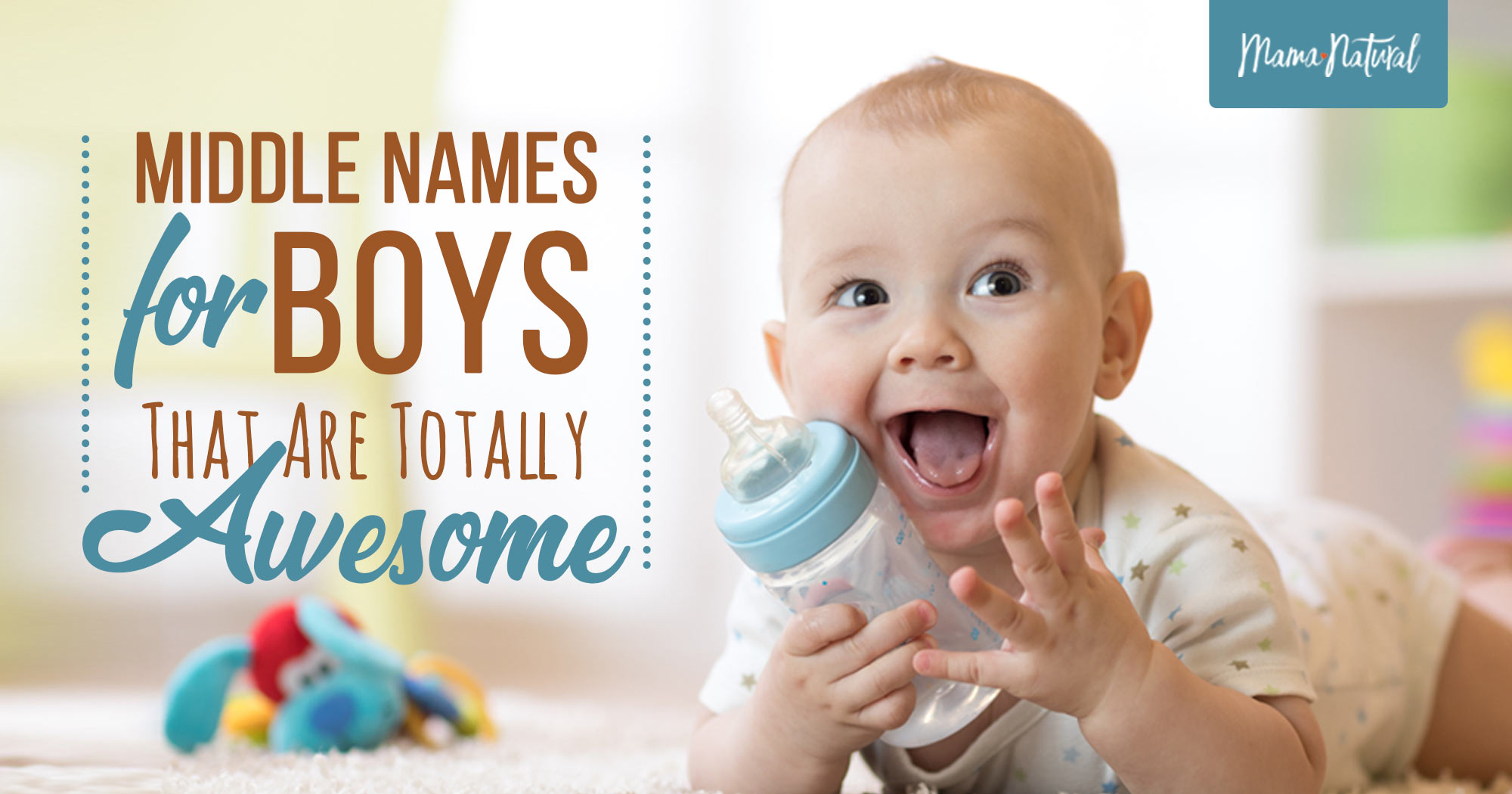 Middle Names for Boys That Are Totally Awesome - Mama Natural