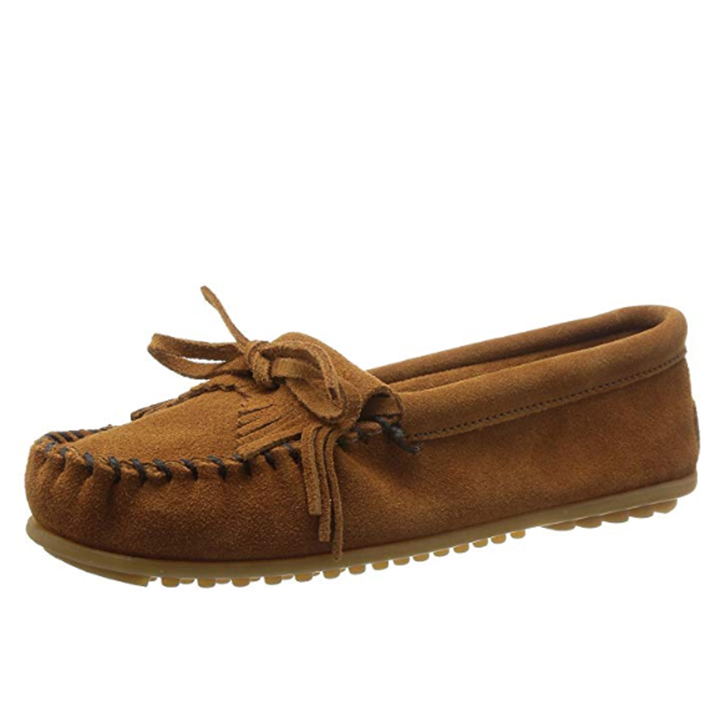 Minnetonka Women's Kilty Suede Moccasin - Minimalist shoes that look good post by Mama Natural