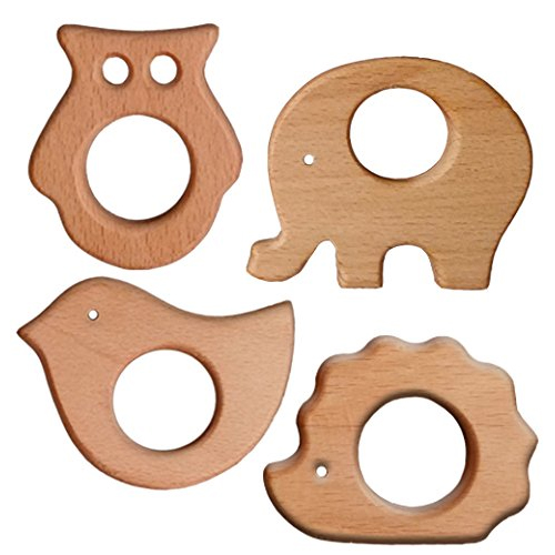Natural Wooden Animal Shape Toys