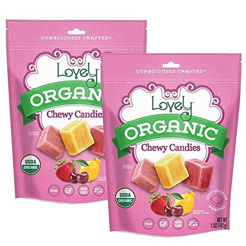 ORGANIC Chewy Candies - organic starbursts - Lovely Co