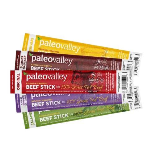Paleo Valley 100% Grass Fed Beef Sticks