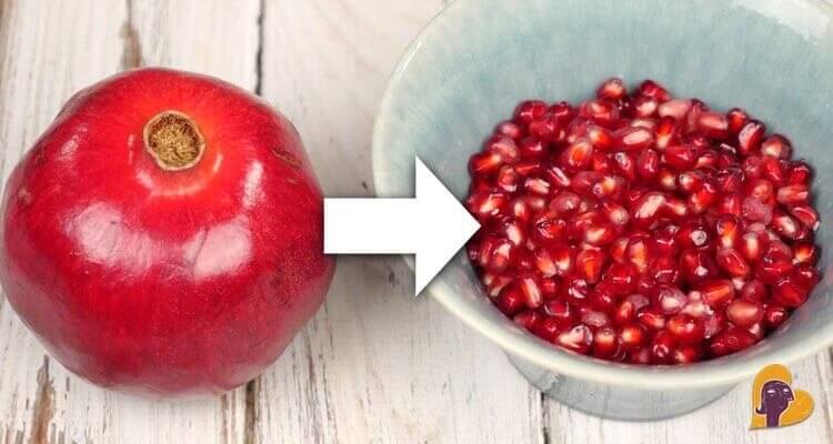 The BEST way to open and eat a Pomegranate