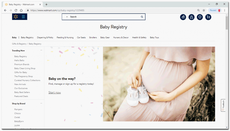 walmart pregnancy registry