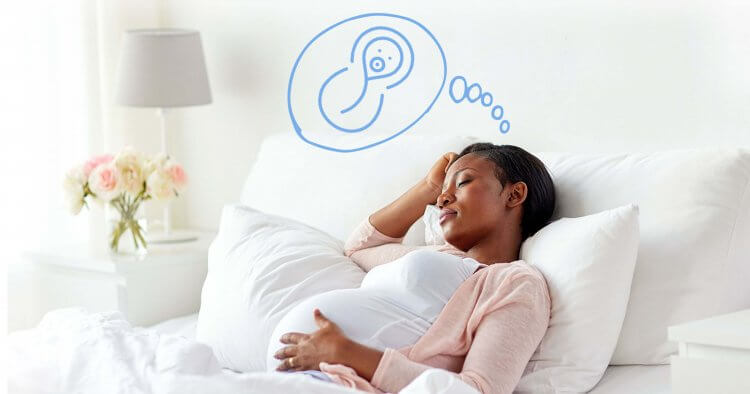 You're not imagining things—pregnant women report having more weird dreams than women who aren't pregnant. Here we'll explain why pregnancy dreams are more frequent and vivid, plus decode what the most common pregnancy dreams mean. We'll also provide tips to help you get back to sleep faster and stay asleep.