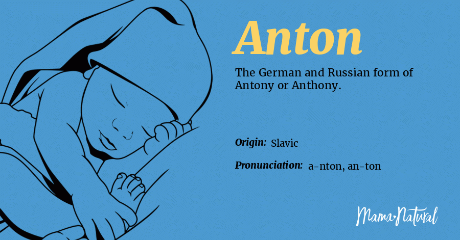 Anton Name Meaning Origin Popularity Boy Names Like Anton Mama Natural