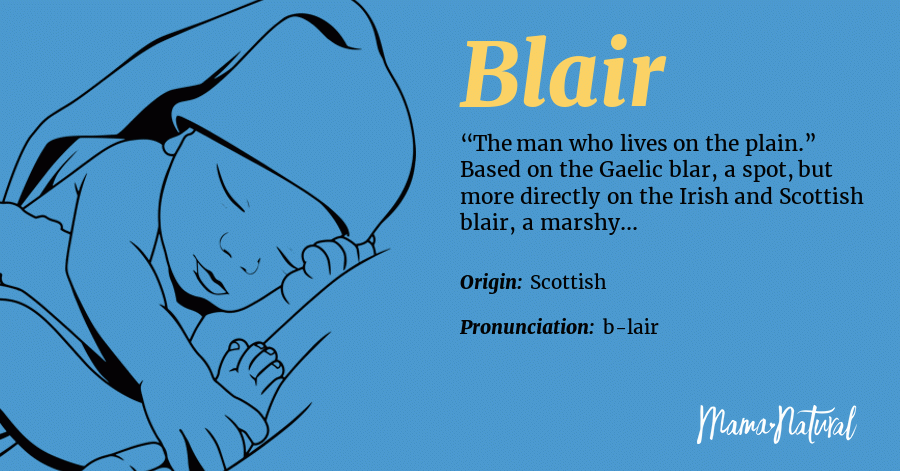 What does the name blair mean