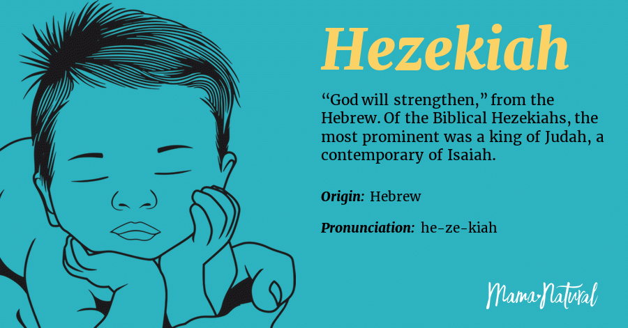 Hezekiah Name Meaning Origin Popularity Boy Names Like Hezekiah Mama Natural