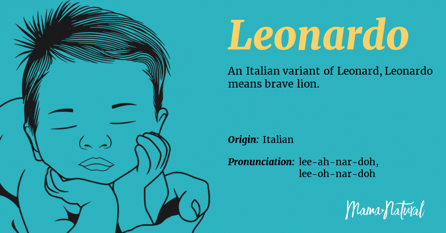 Leonardo Name Meaning, Origin, Popularity, Boy Names Like Leonardo - Mama  Natural
