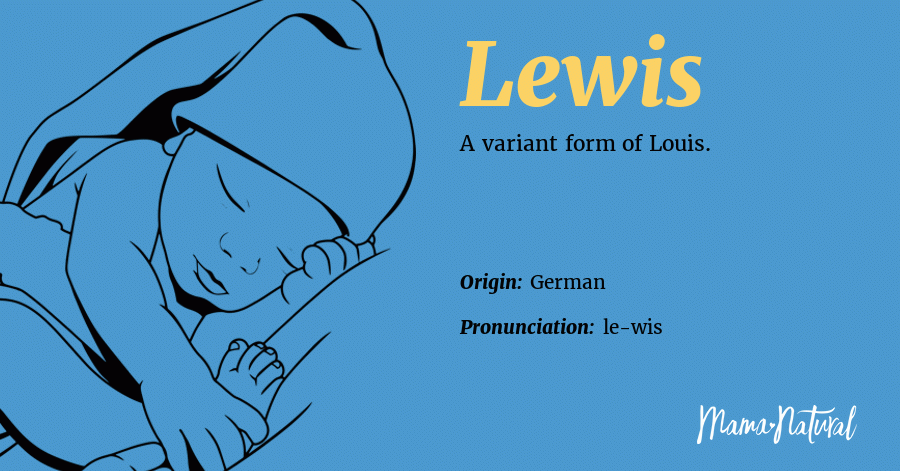 Lewis Name Meaning, Origin, Popularity, Boy Names Like Lewis | Mama Natural