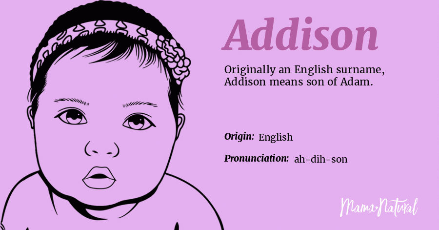 Addison Name Meaning Origin Popularity Girl Names Like Addison Mama Natural