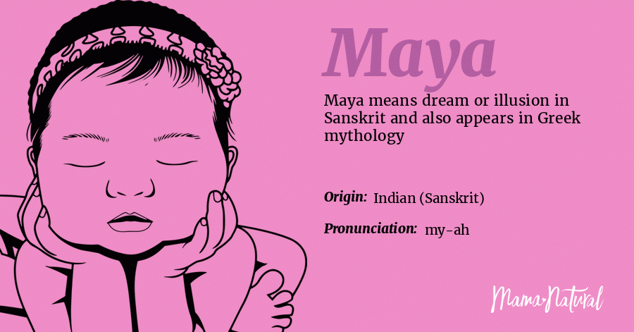 Maya Name Meaning Origin Popularity Girl Names Like Maya Mama Natural