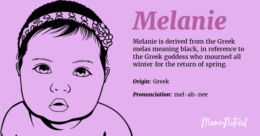 Image result for meaning of the name Melanie