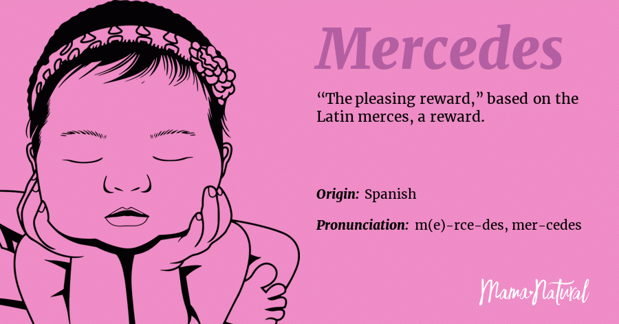 Mercedes Name Meaning Origin Popularity Girl Names Like Mercedes Mama Natural